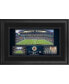 Фото #1 товара Seattle Seahawks Framed 10" x 18" Stadium Panoramic Collage with Game-Used Football - Limited Edition of 500