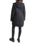 ფოტო #4 პროდუქტის Womens Hooded Bibbed Zip-Front Puffer Coat