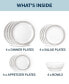 Brushed 16 Pc. Dinnerware Set, Set of 4