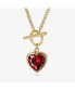 ფოტო #1 პროდუქტის Gold Heart Necklace - Hana Lee Heart