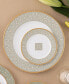 Infinity 4 Piece Dinner Plate Set, Service for 4