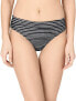 Фото #1 товара PrAna Womens 182837 Ramba Dragonfly Black Stripe Bikini Bottom Swimwear Size S