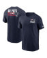 Фото #1 товара Men's Navy New England Patriots Blitz Essential T-shirt
