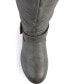 ფოტო #2 პროდუქტის Women's Wide Calf Spokane Studded Knee High Boots