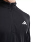 Фото #6 товара adidas Training Essentials half zip t-shirt in black