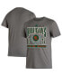 Фото #1 товара Men's Heathered Charcoal Miami Hurricanes 5X National Champions Reminisce Tri-Blend T-shirt