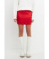 Фото #1 товара Women's Solid Satin Fit Mini Skirt