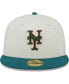 Фото #3 товара Men's Cream New York Mets Chrome Evergreen 59FIFTY Fitted Hat