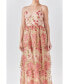 Фото #2 товара Women's Floral Embroidered Maxi Dress
