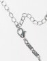 ASOS DESIGN 2 pack necklace chain set in silver tone