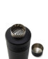 18 oz Stainless Steel Cocktail Shaker, Multi-Use Stainless Steel Topper with 1.5 oz shot Cap and Strainer