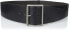 Frye 176030 Womens Shaped Casual Leather Waist Belt Solid Black Size Medium
