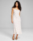 Women's Sleeveless Ruffled Midi Dress, Created for Macy's