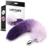 Фото #3 товара Anal Plug Purple and White Foxy Tail Size S