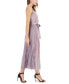 Фото #2 товара Women's Printed Faux-Wrap Sleeveless Pleated Fit & Flare Midi Dress