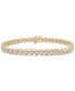 ფოტო #1 პროდუქტის Diamond Link Tennis Bracelet (3 ct. t.w.) in 10k Gold, Created for Macy's