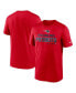 Men's Red New England Patriots Legend Community Performance T-shirt