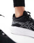 Asics Gel-Nimbus 25 neutral running trainers in black and white