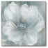 Фото #1 товара Grey Flower I Gallery-Wrapped Canvas Wall Art - 16" x 16"