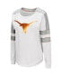 ფოტო #3 პროდუქტის Women's White Texas Longhorns Trey Dolman Long Sleeve T-shirt