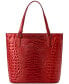 Ezra Melbourne Large Embossed Leather Tote