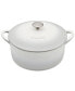 Фото #1 товара Natural Canvas Cast Iron 5.5 Qt. Round Covered Casserole