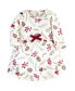 Фото #4 товара Infant Girl Organic Cotton Long-Sleeve Dresses 2pk, Holly Berry