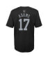 Фото #2 товара Little Boys and Girls Davante Adams Black Las Vegas Raiders Mainliner Player Name and Number T-shirt