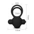 Фото #7 товара Эрекционное кольцо с вибрацией и стимулятором клитора LOVETOY Power Clit Duo Black