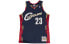 Фото #1 товара Mitchell & Ness NBA复古运动球衣 Authentic球员版 08-09赛季 詹姆斯 骑士23号 第二客场 情侣款 藏青色 / Жилетка баскетбольная Mitchell & MN-NBA-7226-08LJAME-CLECAV-ROY