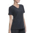 Фото #2 товара Scrubstar Women's Grey V-Neck Pockets Short Sleeve Mock Wrap Scrub Top Size XS