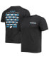 Фото #1 товара Men's Black Charlotte FC Inaugural Season Tri-Blend T-shirt