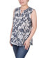 Women's Sleeveless Pintucked Blouse