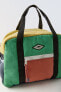 Фото #3 товара Разноцветная сумка-боулинг ZARA