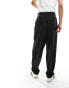 ASOS DESIGN smart balloon trousers in black