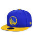Фото #1 товара Men's Royal, Gold Golden State Warriors 2-Tone 59FIFTY Fitted Hat