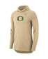 ფოტო #2 პროდუქტის Men's Tan Oregon Ducks Campus Long Sleeve Hoodie T-shirt