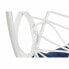 Подвесное садовое кресло DKD Home Decor Тёмно Синий Белый Алюминий синтетический ротанг 90 x 70 x 110 cm (107 x 107 x 198 cm)