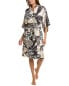 Natori Uzu Robe Women's Black Xs