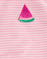 Фото #18 товара Kid 2-Piece Watermelon Top & Bike Short Set 4