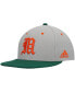 ფოტო #1 პროდუქტის Men's Gray, Green Miami Hurricanes On-Field Baseball Fitted Hat