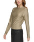 Фото #3 товара Women's Studded Crewneck Long-Sleeve Top