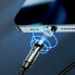 Uniwersalny magnetyczny kabel przewód do ładowania USB Lightning USB-C microUSB 1.2m czarny