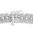 Фото #3 товара Diamond Chevron Bracelet (3 ct. t.w.) in Sterling Silver