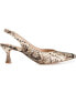 ფოტო #2 პროდუქტის Women's Mikoa Wide Width Kitten Heel Sling Back Pointed Toe Pumps