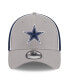 Фото #3 товара Men's Gray Dallas Cowboys Pipe 39THIRTY Flex Hat