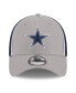 Men's Gray Dallas Cowboys Pipe 39THIRTY Flex Hat Серый, L/XL - фото #3