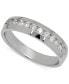 Фото #1 товара Men's Diamond Band (1/2 ct. t.w.) in 14k White Gold (Also in 14k Yellow Gold)