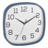Фото #1 товара TFA Dostmann Analogue wall clock, Wall, Quartz clock, Square, Blue, White, Plastic, Glass