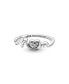 ფოტო #2 პროდუქტის Cubic Zirconia Moments Mom Pave Heart Ring